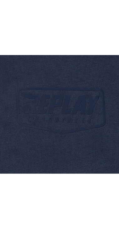 REPLAY MOTORCYCLE ガーメントダイ ロゴプリントTシャツ 詳細画像
